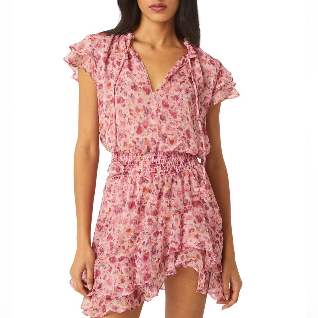 Misa Los Angeles Maia Dress In Summer Ditsy Print